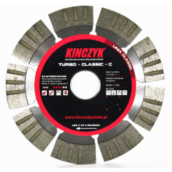 Tarcza diamentowa do betonu TURBO CLASSIC-C  Kińczyk 125mm