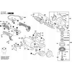 Bosch rozdzielacz powietrza do szlifierki kątowej GWS 26-180 JH 1600591029