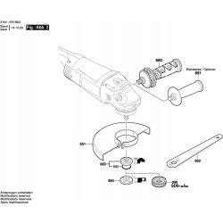 Bosch rozdzielacz powietrza do szlifierki kątowej GWS 26-180 JH 1600591029