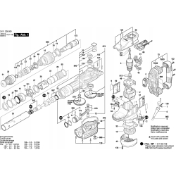 Bosch pierścień uszczelniający do młota kującego GSH 11 VC 1617000755