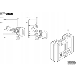 Bosch pierścień uszczelniający do młota kującego GSH 11 VC 1617000755