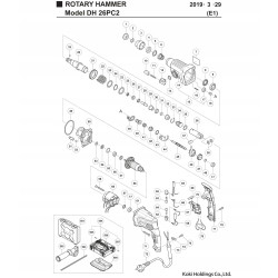 Tuleja uchwyt narzędzia Hitachi DH26PC DH28PCY