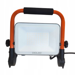 Naświetlacz przenośny HALOGEN ROBOCZY BUDOWLANY 50W 4000K 5000lm IP65 1.5m