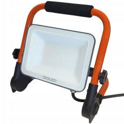 Naświetlacz przenośny HALOGEN ROBOCZY BUDOWLANY 50W 4000K 5000lm IP65 1.5m