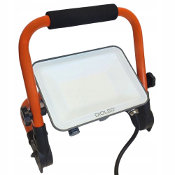 Naświetlacz przenośny HALOGEN ROBOCZY BUDOWLANY 50W 4000K 5000lm IP65 1.5m